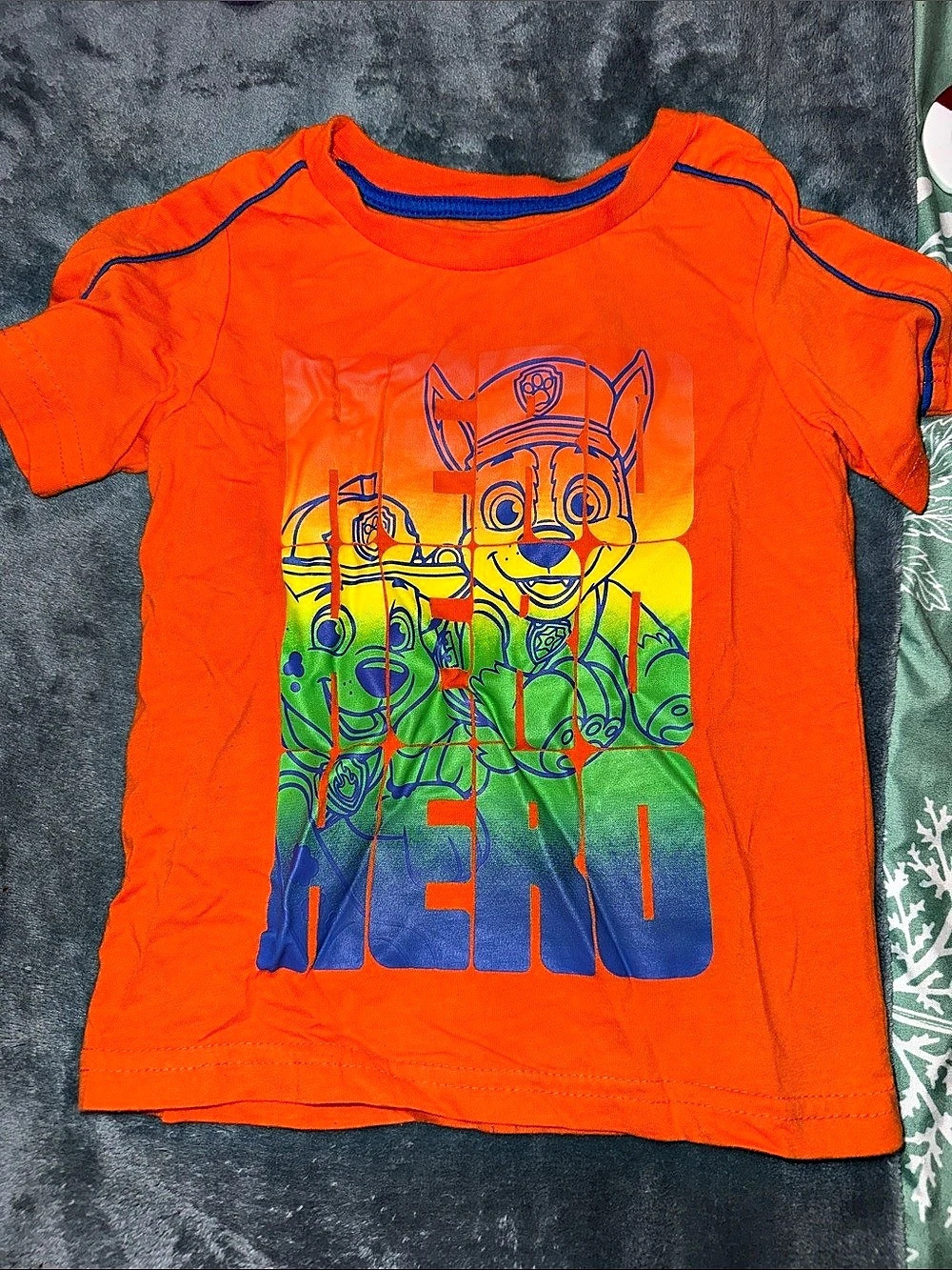 Nickelodeon PAW Patrol Graphic Tee Boys 3T Orange Blue